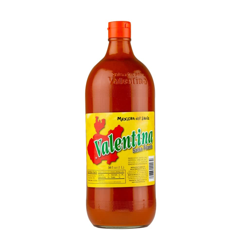 Valentina Salsa Picante Mexican Sauce, Hot, 34 Ounce
