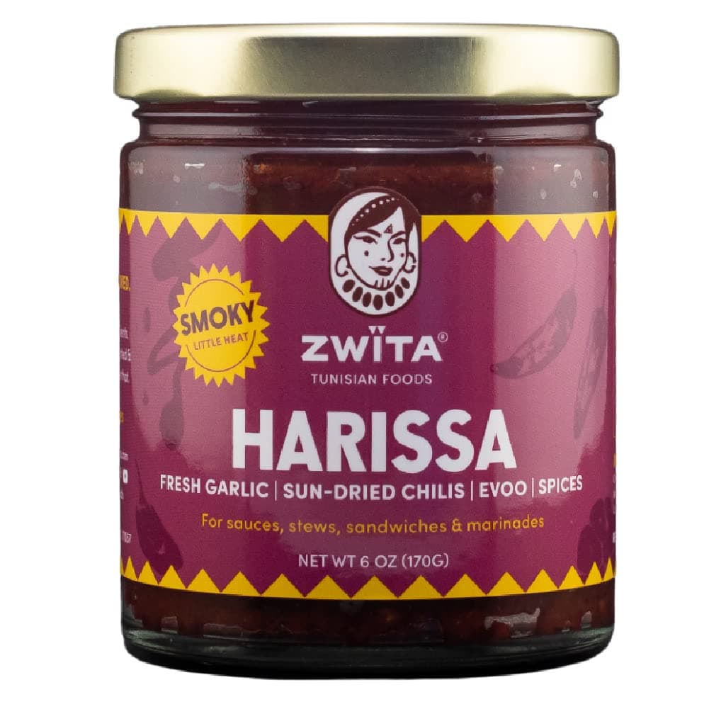 Zwita Smoky Harissa 6oz | Tunisian Sun Dried Chili Paste