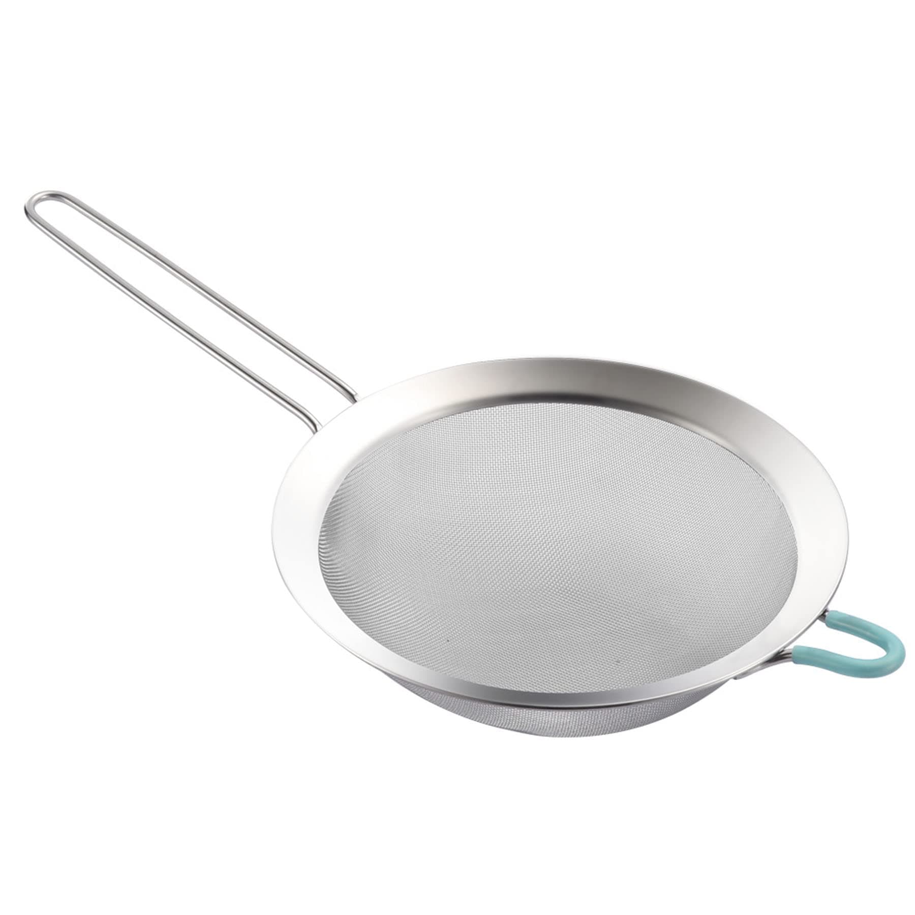 SUNWUKIN 304 Stainless Steel Fine Mesh Strainers for Kitchen, Colander-Skimmer with Handle, Sieve Sifters for Food, Tea, Rice, Oil, Noodles, Fruits, Vegetable